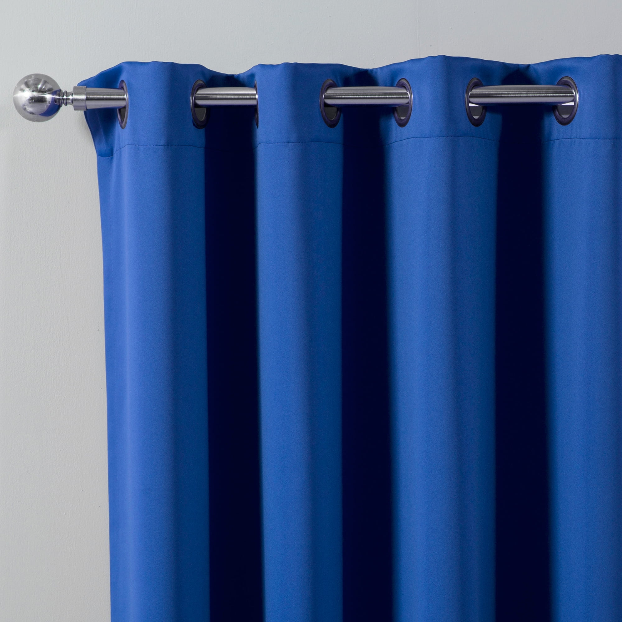Quality Home Basic Thermal Blackout Curtains Antique Bronze Grommet Top Royal Blue Set Of 2 Panels Walmartcom Walmartcom Quality Home Basic Thermal Blackout Curtains Antique Bronze Grommet Top Royal Blue Set Of 2 Panels Walmartcom Walmartcom