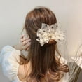 thumbnail image 2 of Girl Donut Band Ball, French , Hair bun making, Sweet Dish Made Hair Band Hair Accessories , White, 2 of 8