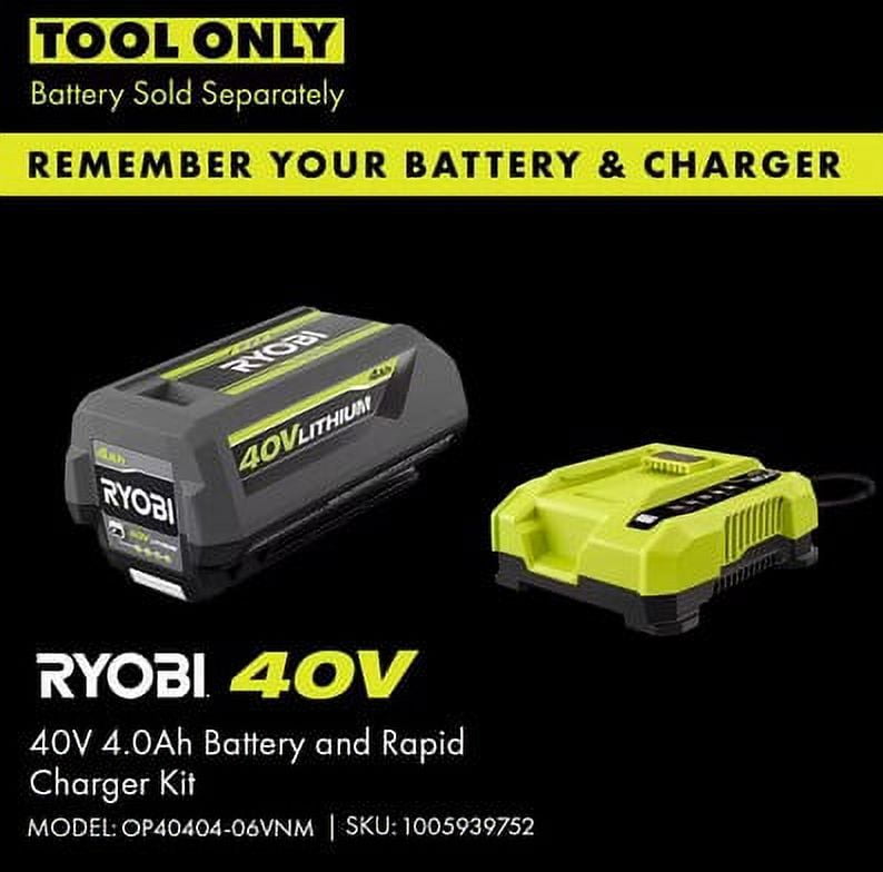 40-Volt Lithium-Ion Cordless Battery String Trimmer/Edger (Tool Only)