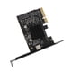 thumbnail image 3 of USB 3.2 Gen 2 Expansion Card Type C 20Gbps ASM3242 Main Control PCIe to USB 3.2 Expansion Card for Desktop PC Chassis, 3 of 5