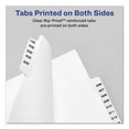 thumbnail image 2 of Preprinted Legal Exhibit Side Tab Index Dividers, Avery Style, 10-Tab, 4, 11 X 8.5, White, 25/pack | Bundle of 2 Packs, 2 of 5