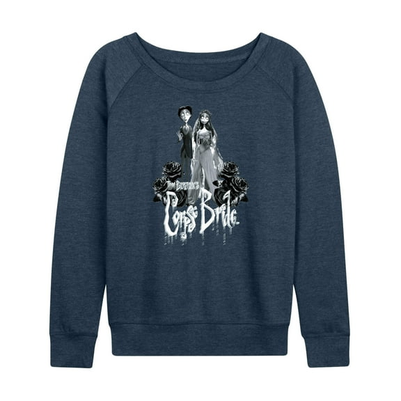 Corpse Bride - Tim Burton - Victor & Emily's Wedding - Women's Lightweight French Terry Long Sleeve Shirt