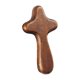 thumbnail image 1 of Cruz de madera para sostener la mano de la mano Cross decorativa Decorativa Tamaño de la palma Cross Cross Holding Cross Small For Table Christmas Marrón profundo, 1 of 8