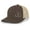Brown/Khaki, variant on Heritage Pride Fishing Hook Outdoors Mens Embroidered Mesh Back Trucker Hat Baseball Cap, Heather Grey/Black