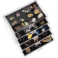 thumbnail image 1 of Joyero ProCase, organizador de pendientes, 5 cajones, color negro, 1 of 7