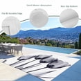 thumbnail image 6 of Outdoor Rug 5x8 ft Gray Tulip Floral Waterproof Outdoor Patio Rug Mat Non Slip Outside Area Rugs Carpet for RV,Camping,Porch,Deck,Pool,Balconybackyard,Watercolor Flowers, 6 of 9