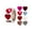 A - One Size, variant on 500Pcs Heart Stickers Cute Heart Stickers For Scrapbooking Party Deco Journal Planner, For Crafting Birthday Weddings Kids Crafts Diy Projects, Assorted Patterns With Plaid
