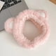 thumbnail image 1 of Diadema para lavarse la cara, diadema, diadema especial para mascarilla de mujer, linda diadema con lazo de invierno, 1 of 4