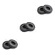 thumbnail image 2 of sweethay Almohadillas para los oídos, almohadillas para los oídos, almohadillas para los oídos, esponja auditiva redonda transpirable, piezas de Negro 3piezas, 2 of 8