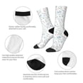 thumbnail image 6 of Goofa Household Appliances Printed Men's Crew Socks, Soft Durable Breathable Moisture-Wicking with Odor Control Cotton socks, 6 of 9