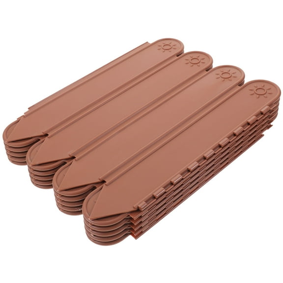HONITANO Small Garden Fence Brown 1Pcs 78.7X10.6X0.04In
