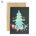 thumbnail image 3 of Tarjeta especial de Feliz Navidad con sobre tarjeta de felicitación de Navidad rectangular tarjeta de felicitación de Feliz Navidad, 3 of 4