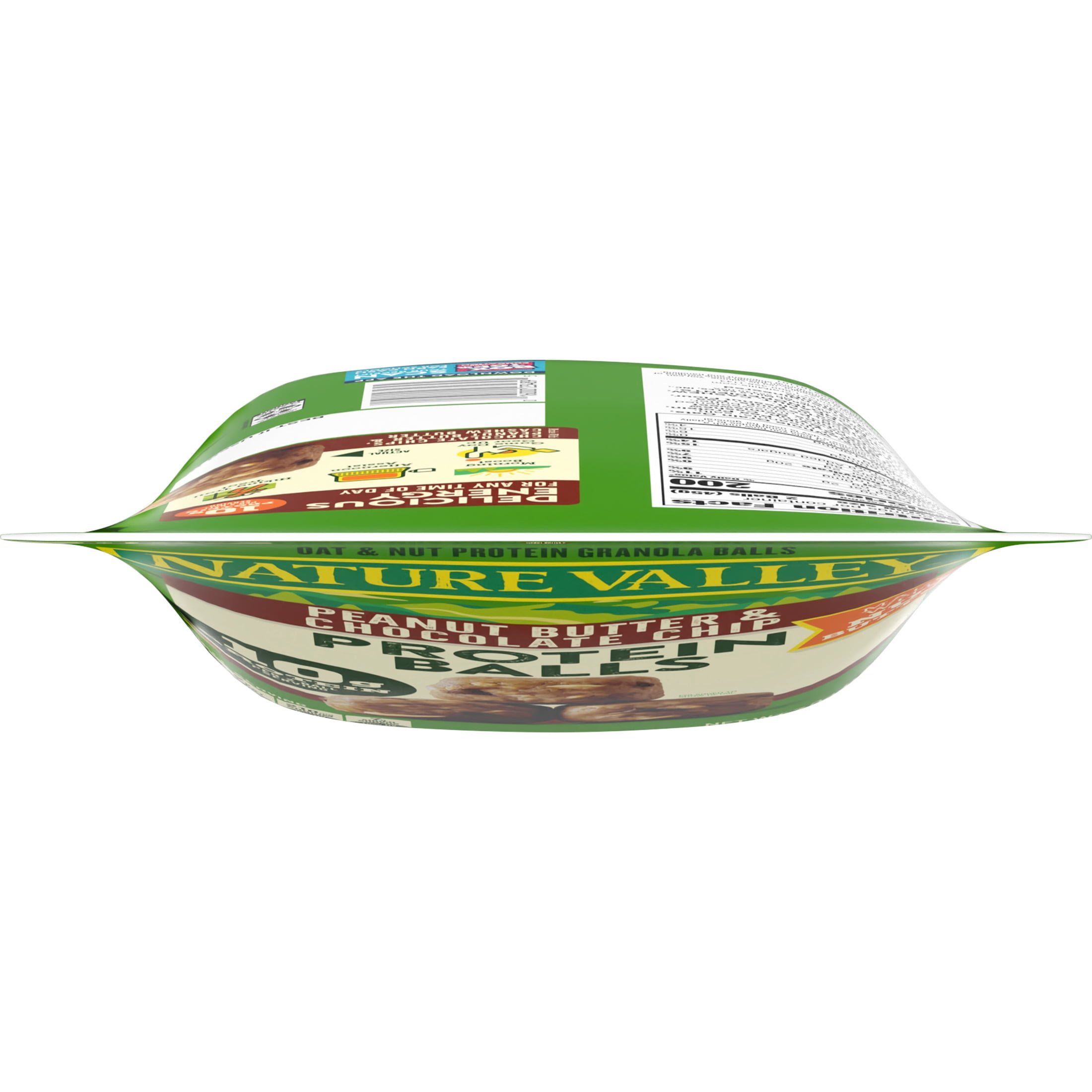 Nature Valley Oat and Nut Protein Granola Balls, Peanut Butter and Chocolate Chip, 7.94 oz