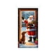 thumbnail image 1 of Decoraciones de Navidad Interior 35 X 71 Pulgadas Marco de Puerta de Navidad - Patrón de Santa Claus - Decoración de Puerta de Navidad - Decoración de Fiesta Del Festival, 1 of 6