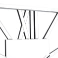 thumbnail image 4 of DecMode 2" x 32" Silver Glass Wall Clock, 4 of 8