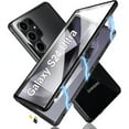 thumbnail image 1 of Magnetic Tempered Glass Double-sided Phone Case For Samsung Galaxy S24 Ultra/s24 Plus/s24 With Safety Lock,support Wireless Charger_Gift Of G, 1 of 5