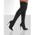 thumbnail image 1 of Invierno Paisley Mujer Botas Moda Paisley Punta puntiaguda Punk Tacones altos y delgados Calcetín Botas Sobre la rodilla Botas Otoño Botas De Mujer38 Gao Jinjia LED, 1 of 2