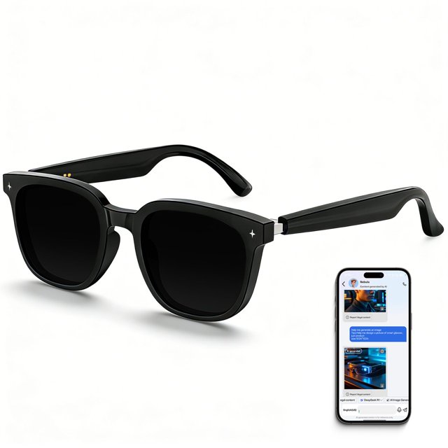 Gafas inteligentes Warchody 2026 con Bluetooth y control táctil, 35 g