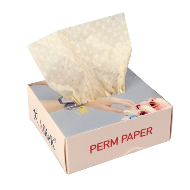 200pcs Hair Perm Papers Barber Hairdressing Perm Papers Disposable Hair Salon Perming Papers