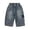 Blue, variant on Jeans Baggy Classic Wide Leg Denim Shorts with Pocket Baggy Jorts 13-14 Years