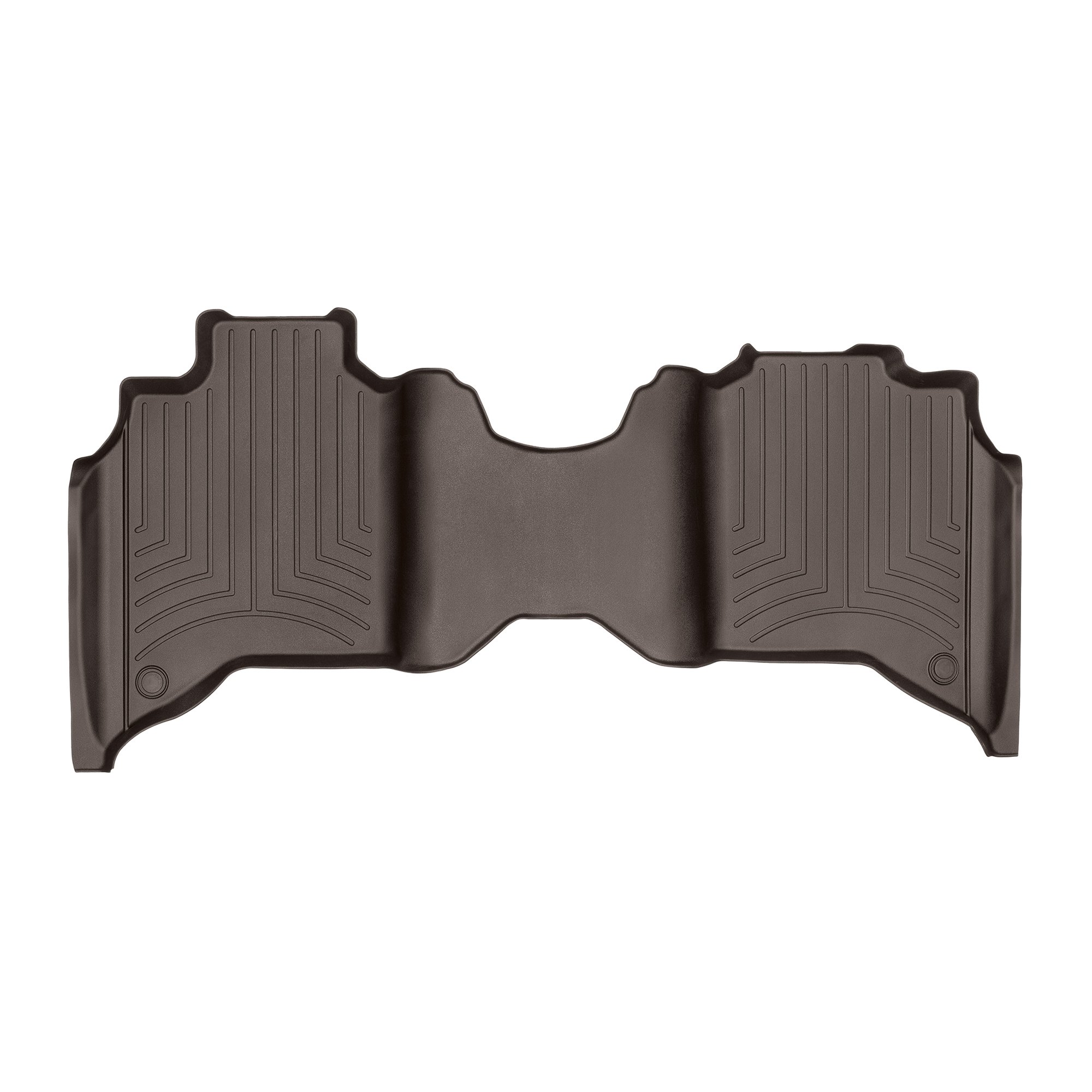 WeatherTech Custom Fit FloorLiners compatible with 2019-2025 Dodge Ram Truck 2500/3500 - 2nd Row Cocoa
