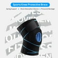 thumbnail image 4 of Labymos Sports Knee Brace Adjustable Knee Band Knee Protective Bandage with Spring Support, 4 of 7