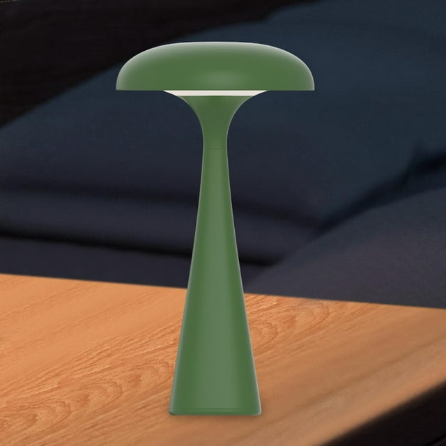 Lámpara de mesa Salvador Lámpara de escritorio LED Lámpara de noche Protección para los ojos Lámpara táctil regulable USB Luz de noche Verde