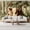 Color 1, variant on Snowy Rustic Barn Horses Wallpaper Winter Countryside Landscape Evergreen Peel and Stick Wall Murals 69"H x 96"W Removable PVC Wall Paper Self-Adhesive Wall Decor for Bedroom Living Room