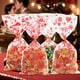 thumbnail image 4 of Bolsas de dulces para San Valentín, bolsas de celofán con forma de corazón rojo, bolsas de embalaje con lazos giratorios para galletas y dulces, bolsas de plástico para regalos de San Valentín (50 un, 4 of 5
