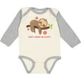 thumbnail image 3 of Inktastic Don't Hurry Sloth Girls Long Sleeve Baby Bodysuit, 3 of 5