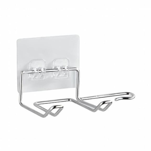 FURMORA Hair Dryer Holders,Space-Saving Hairdryers Holder,Hassle-Free Hair Dryer Stand,White