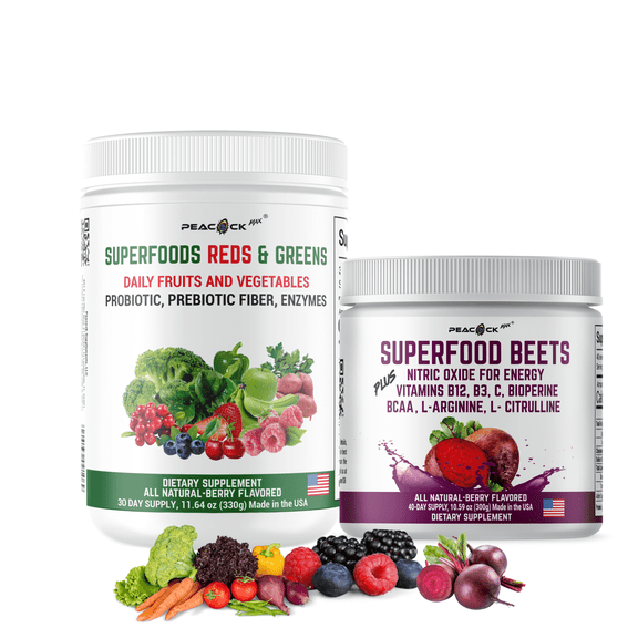 Vitality Kit-Superfoods Reds and Greens  with probiotics Beets