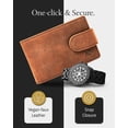 thumbnail image 4 of Bifold Wallets For Men With Removable Money Clip RFID - Vegan Leather Slim Mens Wallet With ID Window Front Pocket Wallet Gifts For Men, 4 of 6