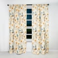 thumbnail image 4 of Designart "Minimalist Fern Serenity IV" Floral Blackout Curtain Single Panel, 4 of 4