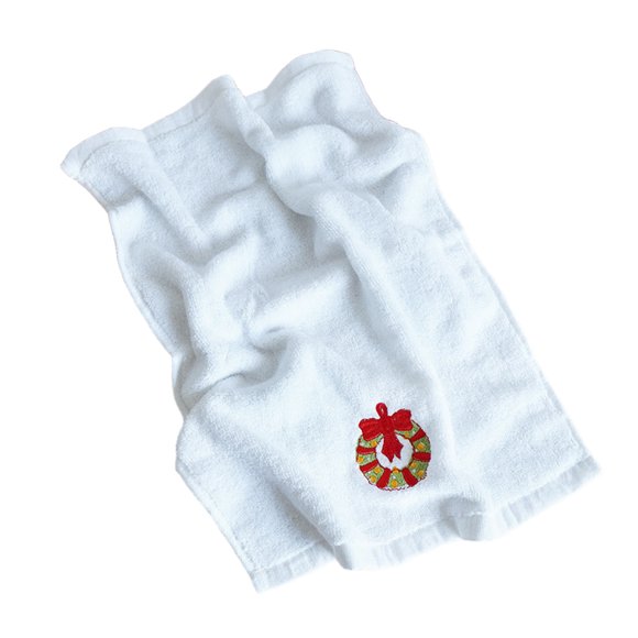 Towels for Bathroomchristmas Decoration Hand Towel Embroidery Santa Claus Reindeer Christmas Tree Towel Fabric Bathroom Towel Suitable for Home Kitchen Bathroom Cleaning