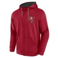 thumbnail image 2 of Men's Fanatics  Red Tampa Bay Buccaneers Defender Evo Full-Zip Hoodie, 2 of 3