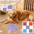 thumbnail image 2 of Dog Lick Mat with Suction Cups, Slow Feeder Lick Pad for Anxiety Relief, Large Silicone Licking Mat for Dogs Cats, Dog Feeding Mat for Bathing Grooming Training, Dishwasher Safe，Purple, 2 of 5