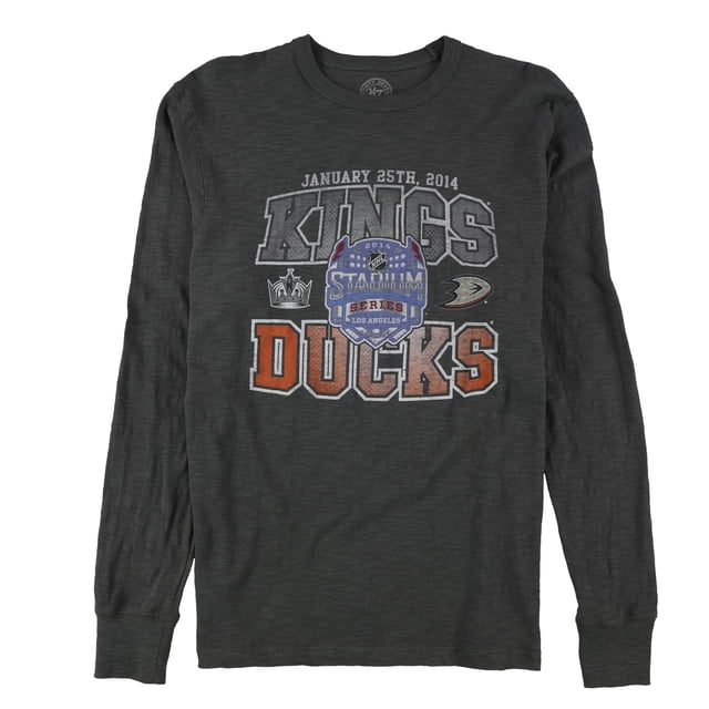 Forty Seven Brand Hombres Kings vs Ducks 2014 Scrum Camiseta gráfica carbón S