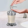 thumbnail image 4 of Stainless Steel Liquid Soap Dispenser Pump Bottle | Bathroom Vanity & Kitchen Sink,Holds Soap,Lotion & Sanitizer | Chrome/Mop, 4 of 4
