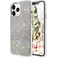 thumbnail image 2 of Compatible with iPhone 12 Pro Diamond Case Cute Bling Glitter Rhinestone Crystal Shiny Sparkle Protective Cover with Electroplate Plating Bumper Luxury Fashion Protection Case 6.1 inch Silver, 2 of 8