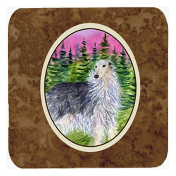 Borzoi Foam Coasters - Set 4