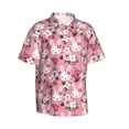 thumbnail image 2 of Haiem Rose Rabbit Printed Hawaiian Shirt for Men - Men’s Casual Beach Summer Shirts - Stretch Fabric with Modern Fit-XX-Large, 2 of 9