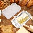 thumbnail image 1 of Fdit Butter Cutter Container, Easy To Use Cheese Dish Durable For Kitchen For Home, 1 of 8