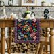 thumbnail image 2 of Table Runner Artoid Mode Mexican Sugar Skull Dia De Los Muertos, 2 of 7