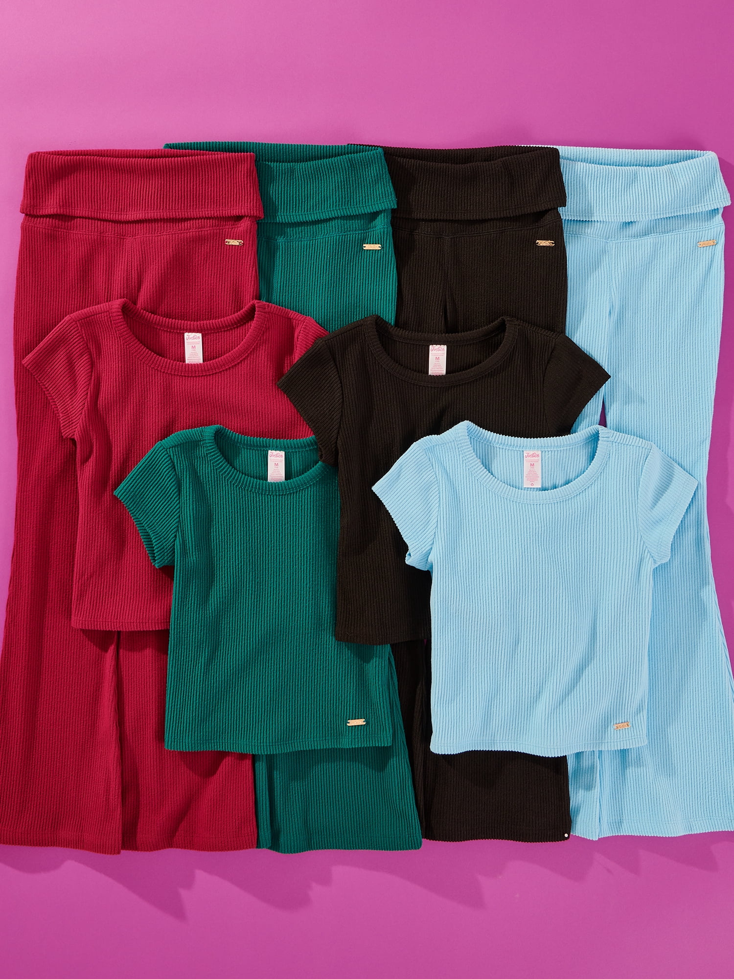 Justice Girls Tee & Flared Legging Set, Sizes XS - XLP