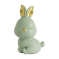 thumbnail image 2 of GROWTH TANK Rabbit Piggy Bank Bunny Statue Case Sculpture Resin Decoration Money Box for New 18cmx12cmx9cm, 2 of 4