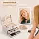 thumbnail image 2 of 3 Layer Jewelry Box, Jewelry Holder Organizer with Jewelry Organizer Drawer, Large Jewelry Boxes & Organizer, 2 of 4