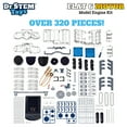 thumbnail image 5 of Dr. STEM: Flat 6 Motor - 320pc Model Engine Building Science Kit, LED Light & Sound Effects, Realistic Action, Motion Pistons & Cooling Fans, Kids 12+, 5 of 9