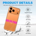 thumbnail image 4 of Case For Apple iPhone Air / 17 Pro / 17 Pro Max Series Case, Slim Thin Transparent Flexible Clear TPU Shockproof Phone Case For iPhone 17 Series, oh so pro, 4 of 6