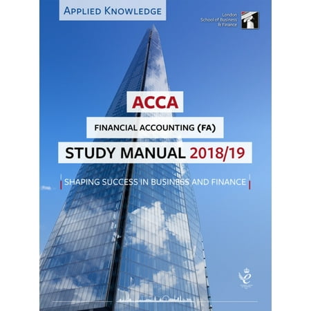 ACCA FINANCIAL ACCOUNTING STUDY MANUAL (Best Acca Study Materials)